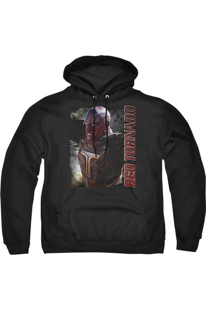 Gildan Supergirl Red Tornado Sweat à Capuche Noir XLarge 2
