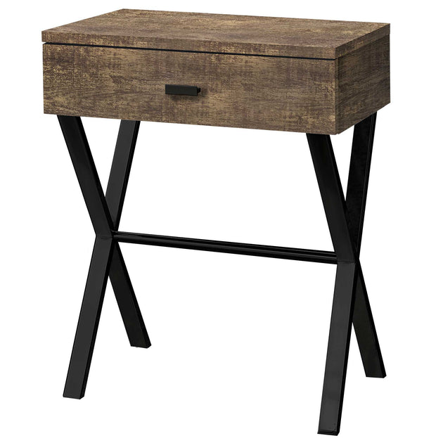 Hivvago 22" End Table Black/Brown 3