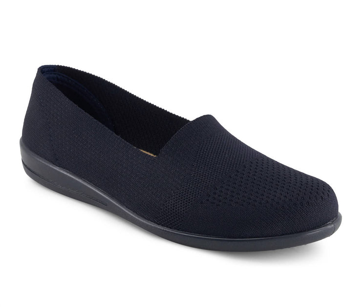 Andrea Women's Top Comfort Textile Moccasins Blue US 9 2