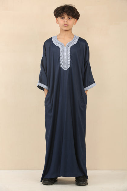 Unbranded Moroccan Thobe Blue 13 Years 2