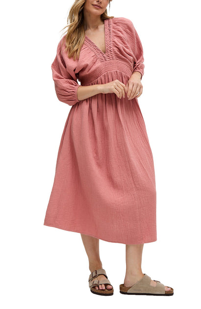 Raffya Soipoi Midikleid Pink US 10 2