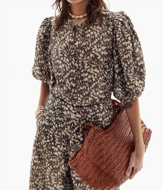 Lanhtropy Bubble Metallic Linen Shirt Multi X-Small 4