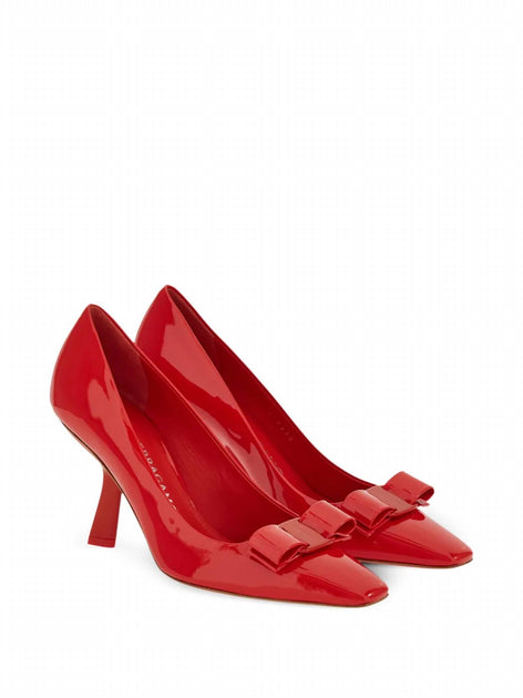 Salvatore Ferragamo Vara Bow Pumps Red US 8.5 3