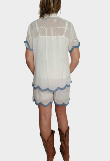 Johnny Was Tempest Short White Small 4