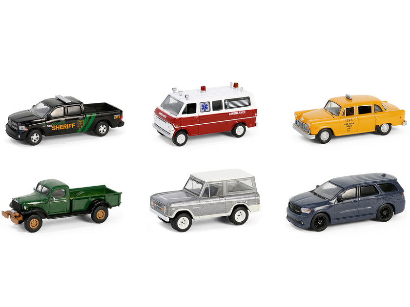 Greenlight Hollywood Serie 42 1/64 Modellbauauto Set 6 Stück 2