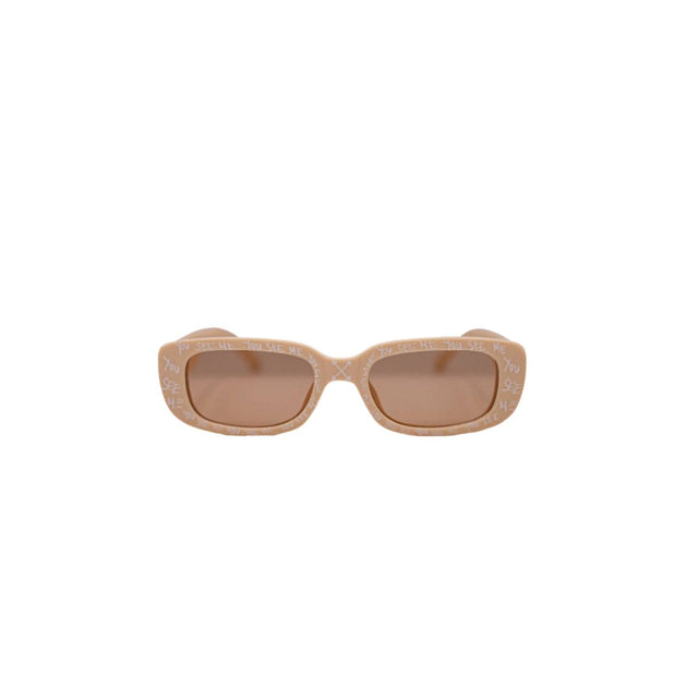 knotWTR I See You Sunglasses Beige One Size 3