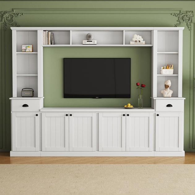 Streamdale Minimalist Entertainment Wall Unit Set 3