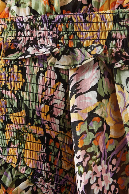 Elliatt Mosaic Mini Dress Multi Medium 4