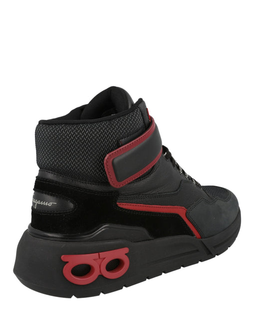 Ferragamo Cosma High-Top Sneakers Grey US 11 4