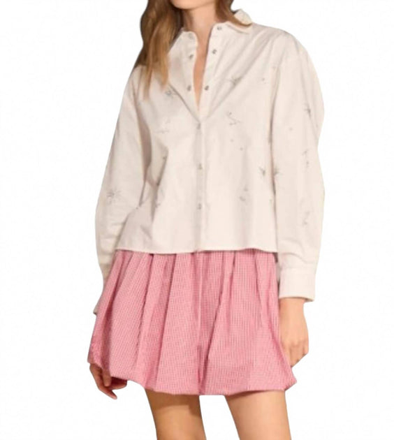 Hunter Bell Hudson Shirt Pink XSmall 2