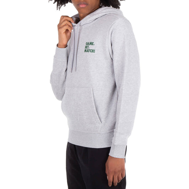 Lacoste Kapuzenpullover mit Rundhalsausschnitt Grau Small 3