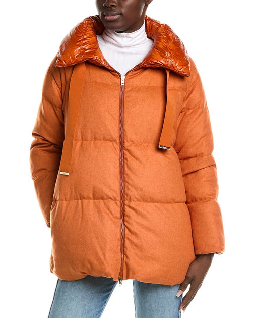 ダウンジャケット・コート HERNO FW24 Silk and cashmere down jacket (PI001982D 2157) Herno Faux-Fur Down Puffer Jacket | Saks Fifth Avenue