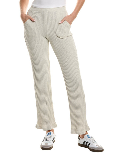 Project Social T Drifter Rib Sweater Pant Beige Small 2