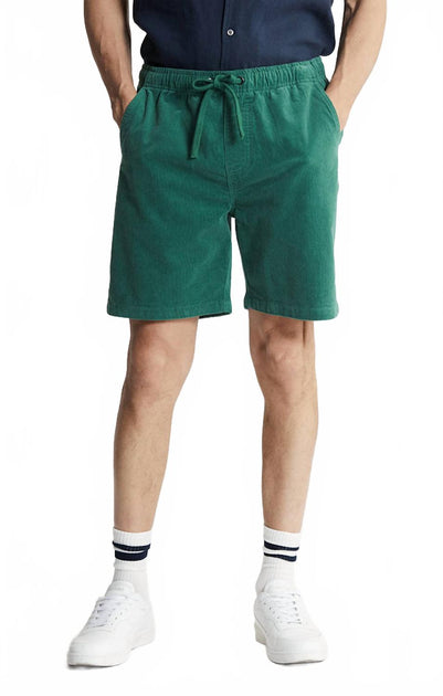 JACHS NEW YORK Corduroy Pull On Short Green Large 2