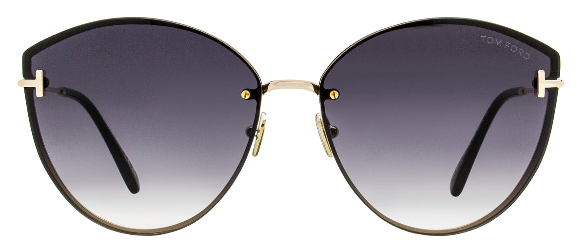 TOM FORD LEAH BORDEAUX GRADIENT SUNGLASSES TF849 TOM FORD LEAH BORDEAUX GRADIENT SUNGLASSES TF849 main image 2
