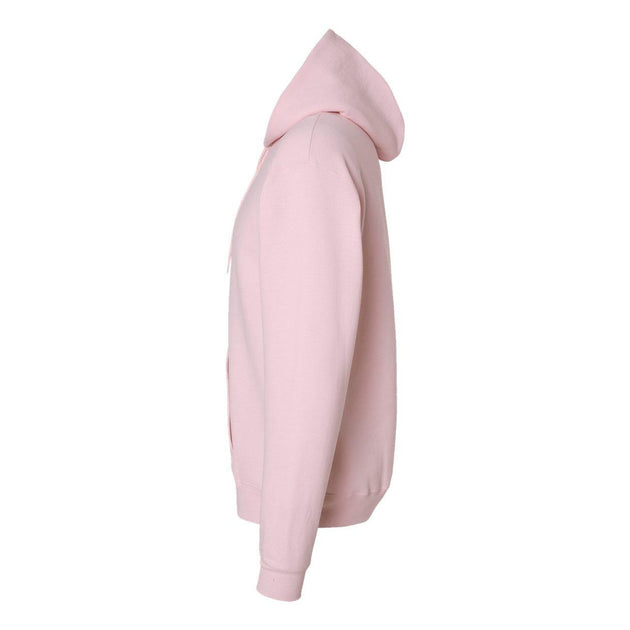 Hanes EcoSmart Hooded Sweatshirt Pink XXX-Large 4