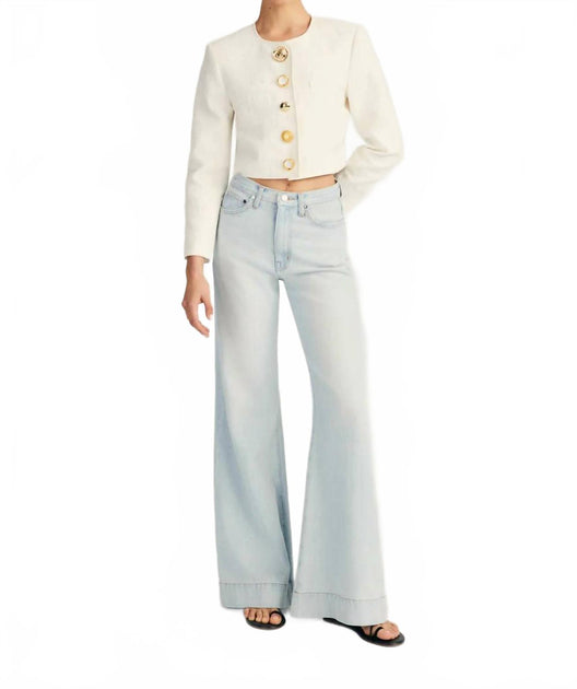 Derek Lam 10 Crosby Coralie Wide Leg Jeans Blue 27 2