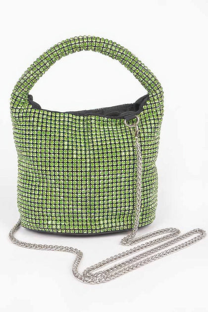FASHNZFAB Oversized Stone Small Hobo Bag White One Size 7