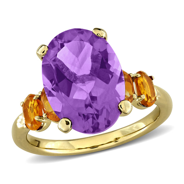 Mimi & Max Cocktail Ring Purple US 5 2