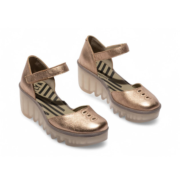 Fly London BISO305FLY Wedge Sandals Black EU 42 4