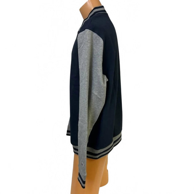 Champion Varsity Bomber Jacket Blue Small 3