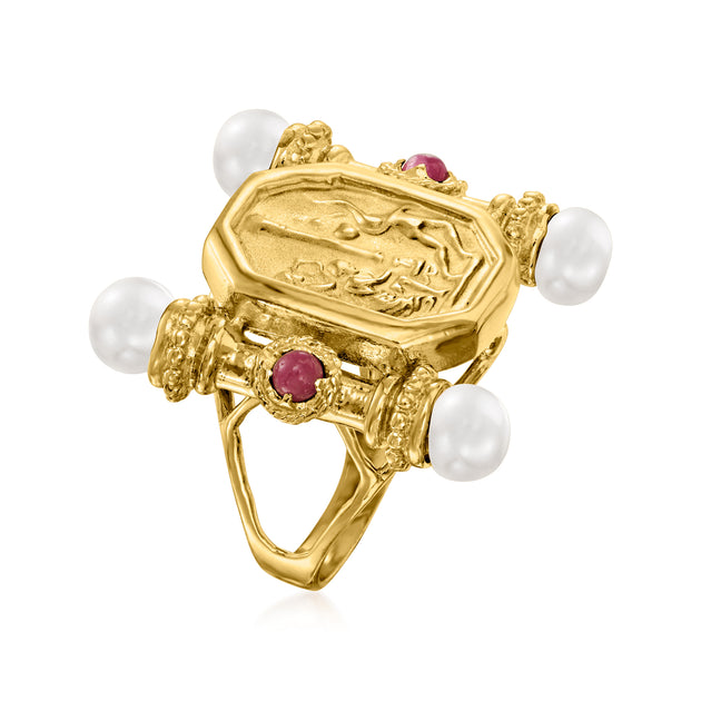 Ross-Simons Tagliamonte Cameo Ring Red US 9 4