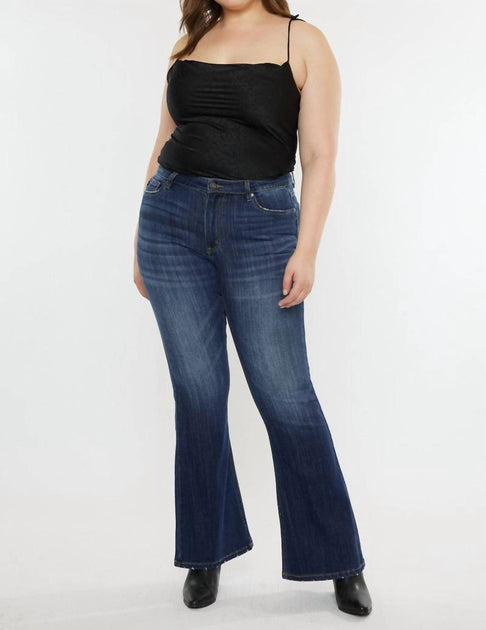 KanCan Caity Denim Flare Jeans Blue Size 3X 4