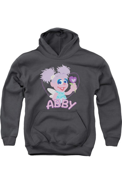 Gildan Sesame Street Abby Youth Pullover Hoodie Grey Small 2