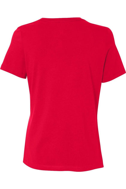 BELLA + CANVAS Womens Relaxed Jersey Tee Red XXLarge 3
