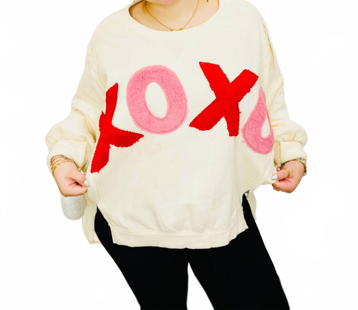 BiBi Terry Xoxo Patchwork Top Jaune XL 2
