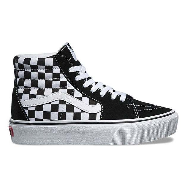 Vans SK8-Hi Platform 2.0 Sneakers Black White Checkerboard US 5 3