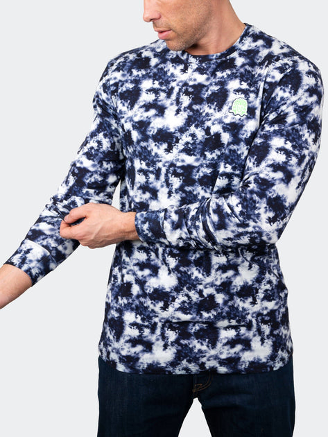 Maceoo Tee LS TieDye Blue Blue XLarge 4