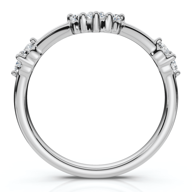 Pompeii3 1/4Ct Diamant Guard Ring 14k Gold US 5 4