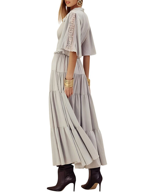 Mira Richi Midi Dress Grey US 8 3