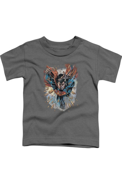Gildan Superman Within My Grasp Short Sleeve Toddler Tee Pink 4 Years 2