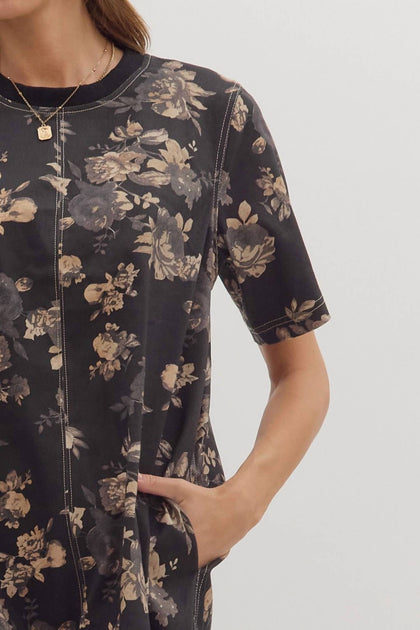 entro Camila Floral Mini Dress Multi Medium 3