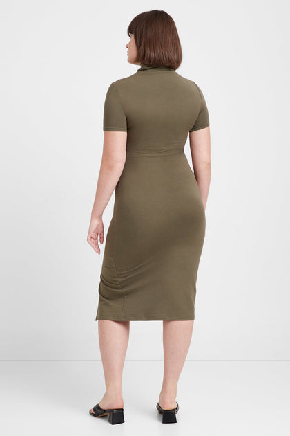 Marcella Sonnet Dress Green Medium 4