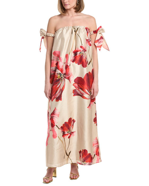 Hutch Iris Dress Brown Small 2