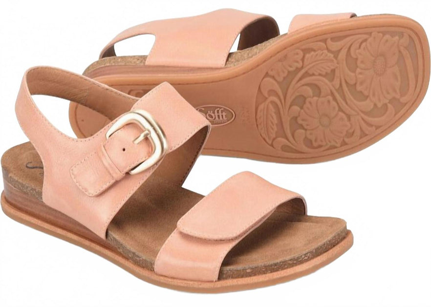 Sofft Peggie Wedge Sandal Pink US 8.5 2