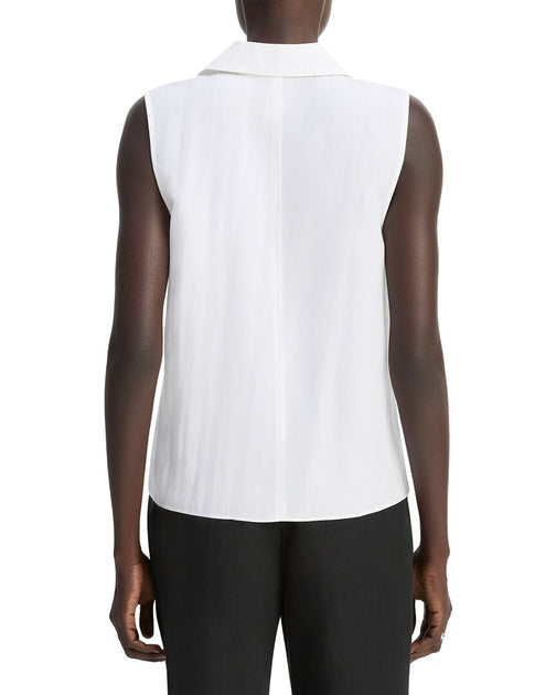 Vince Boxy Button Shirt White Small 3