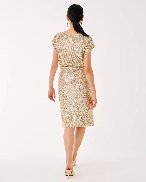 Lilly Pulitzer Aylin Sequin Midi Dress Multi Large 3