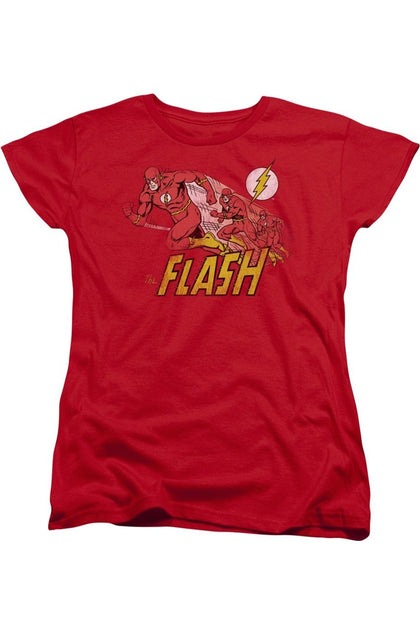Gildan DC Comics Flash Crimson Comet T-Shirt Rouge Large 2