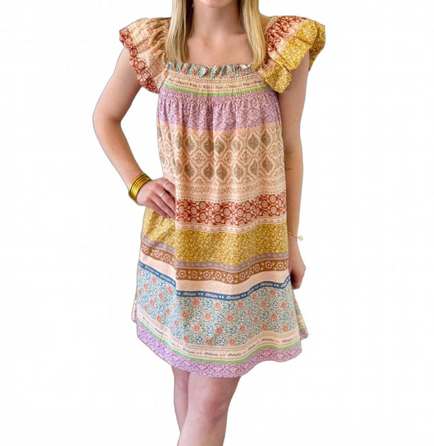 Aureum Addie Mini Dress Multi Large 2