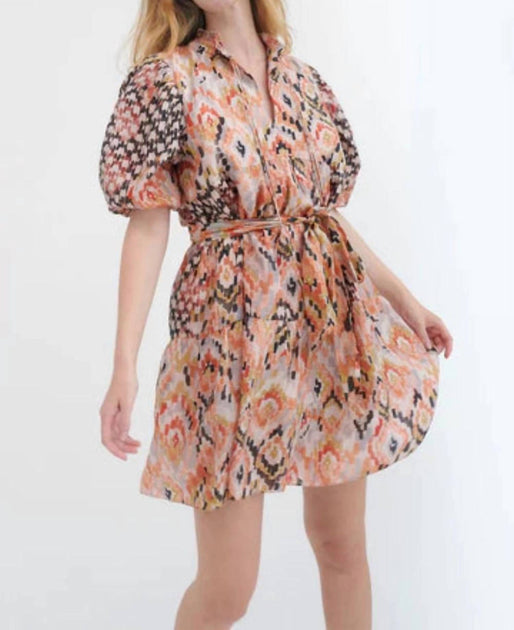 Chufy Yindy Silk Mini Dress Multi Small 2