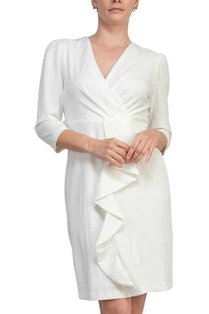 Julia Jordan Sheath Dress White US 8 3