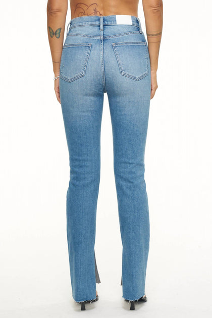 PISTOLA Colleen High Rise Slim Boot Cut Jeans Blue 28 3