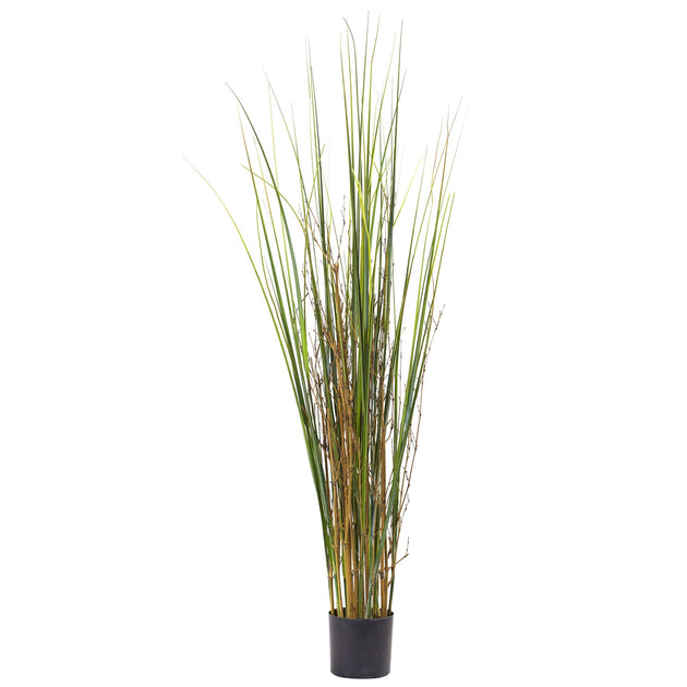 Hivvago Artificial Grass and Bamboo Plant Black 122 cm 2