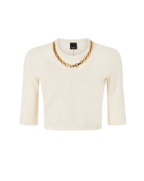 Pinko Kimberly Sweater Ivory Medium 2