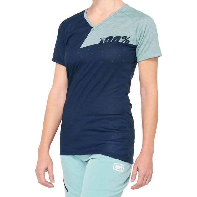 100% Airmatic Trikot Top Blau Large 2