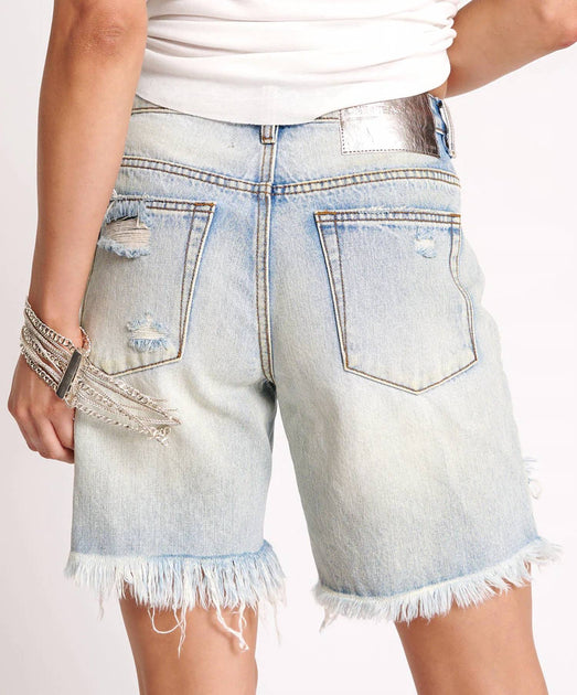One Teaspoon Jackson Shorts Blue 25 4